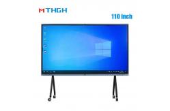 China Touch Screen Interactive Whiteboard Screen 110 Inch Advanced Infrared Teaching Board supplier