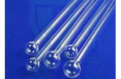 China Laboratory Apparatus Sphere End 100mm Quartz Glass Tube supplier