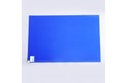 China 24 36 Cleanroom Sticky Mat Blue 30 Layer Disposable Tacky For Lab supplier