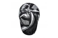 China 100% Polyester Black Baseball Cap Custom Full Sublimation Printing Baseball Hats supplier