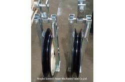 China Transmissioin Line Cable Pulling Conductor Pulley Stringing Blocks supplier