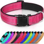 Breathable Nylon Reflective Dog Collar Multicolor Adjustable