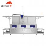 Muti Tank Industrial Ultrasonic Cleaning Machine Lifiting Function For Carburetors Injectors for sale