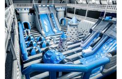 China Customized Attraction And Big Inflatable Theme Park With Vinyl Patch supplier