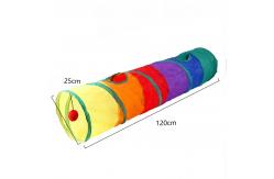 China Expandable Cat Tunnel Durable Toys Interactive Tube For Cat supplier