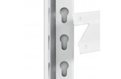 China Boltless Rivet Metal Shelf Cabinet With Hidden Hanging Hole Column supplier