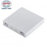 2 Port Ftth Faceplate Termination Box Socket Panel Fiber Distribution Box Information Indoor for sale