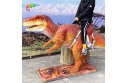 China Children Animatronic Walking Dinosaur Rides Electric Ride T Rex supplier