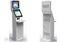 China 17inch Touch Screen Dual Screen LCD Monitor Self Service Information Kiosk supplier