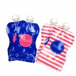 Reusable Baby Food Spout Pouch Packaging Laminated Material CMYK Color For Beverages for sale