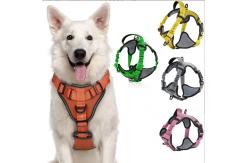 China Adjustable Nylon Dog Harness For Puppy Training Easy Control Handle supplier