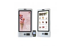 China Food Ordering Self Checkout Machines 32 Inch Touch Screen Kiosk Display supplier