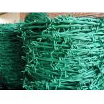 Pvc 13 Gauge Plastic Coated Barbed Wire High Toughness for sale
