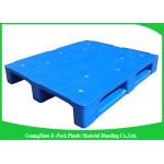 Heavy Duty Blue Plastic Pallets Storage Equipment Racking System Customized for sale