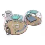 Restaurant Dining Bubble Tent Cold Resistance For Leisure Facilities for sale