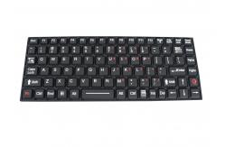 China PS2 Sealed Ruggedized Backlit Keyboard With Matrix FPC Cable supplier