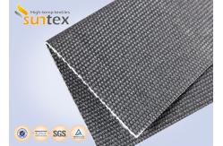 China Flame Resistant Screen 650C High Temperature Resistant Fabric 34OZ Graphite Treated supplier