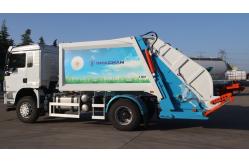 China L3000 Compression Garbage Truck SHACMAN Garbage Truck 4x2 240hp Euro II White supplier