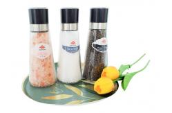 China Compact Grinder And Shaker With Condiment Manual Plastic Grinder Mill With Salt Pepper supplier