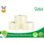 Custom Printed Crystal Clear Tape , Self Adhesive Transparent Waterproof Tape for sale