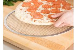 China RK Bakeware China-Pizza Hut Aluminum Crispy Pizza Screen/Pizza Mesh Screen supplier