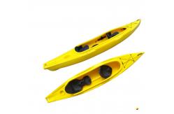 China Adjustable Footrests 3.9m Rotomolded Kayak for Single Person Fishing and Recreation supplier