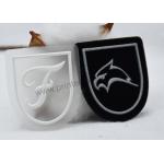 3D Raised Uniform TPU Badges Heat Press Iron On Patches for sale