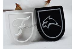 China 3D Raised Uniform TPU Badges Heat Press Iron On Patches supplier