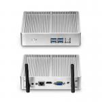 Intel Celeron And Core Fanless Mini PC With DDR3 RAM 8GB Support Dual Screen Display for sale