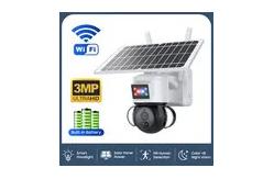 China Solar CCTV WiFi Camera Security Wireless Motion Detection Alarming Surveillance Audio Night Vision supplier