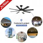 15cm 8 Matal Blade Ceiling Fan For Swimming Pool Yoga Studio