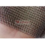 Stainless Steel Chain Braided Ring Mesh With Welded And Non Welded Ring Type for sale