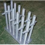 Electro Galvanized Base Jack Scaffolding For Silver Steel Support