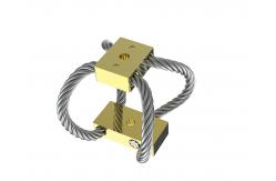 China Butterfly Wire Rope Vibration Isolator For UAV Gimbal Stabilizer supplier