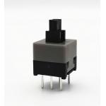6P DIP 8.5x8.5 Lock And Non Lock Push Button Micro Key Switch for sale