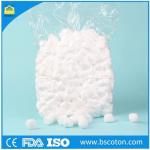 Medical Disposable Raw Cotton Wool Ball Swab High Absorbency White Color for sale