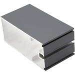 Aluminum Alloy Profile For Windows , Powder Coated Corrison Resistance