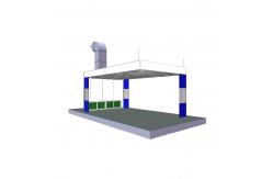China Durable Downdraft Prep Station Long Lasting Vehicle Paint Prep Fold Style supplier