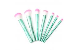 China Plastic Taklon Synthetic 7pcs Complete Makeup Brush Set supplier