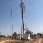 0 - 200m Steel Galvanized Guyed Mast Tower With Brackets Lightning Rod for sale