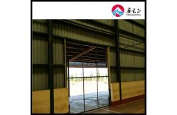 China Large Capacity Prefab Steel Warehouse With Sandwich Panel Wall Panel And Aluminum Windows supplier