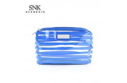 China Custom Clear Toiletry Transparent Travel PVC Cosmetic Bag supplier