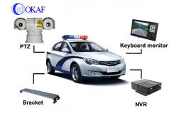 China Full HD Laser Vehicle PTZ Camera , Mobile Car PTZ Camera 300m Night Vision supplier