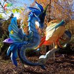 Aquarium Amusement Exhibition Chinese Festival Lanterns Hippocampus Animal Lanterns for sale