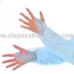 Anti Splash L XL Long Sleeve Disposable CPE Gown For Clean And Sanitary for sale