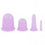 4 Pieces Silicone Vacuum Suction Cup For Eye Face Massager for sale