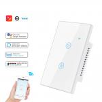 Dimmable 2A WiFi RF Smart Switch 2gang Smart Light Switch Panel for sale