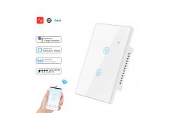 China Dimmable 2A WiFi RF Smart Switch 2gang Smart Light Switch Panel supplier