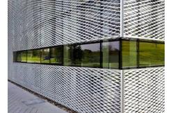 China Stainless Steel Expanded Metal Sheet Galvanised Mesh Facade Architecture 4mm Thickness supplier