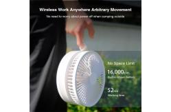 China HEBRONFAN Custom Printed Folding Pedestal Fan Plastic Material supplier